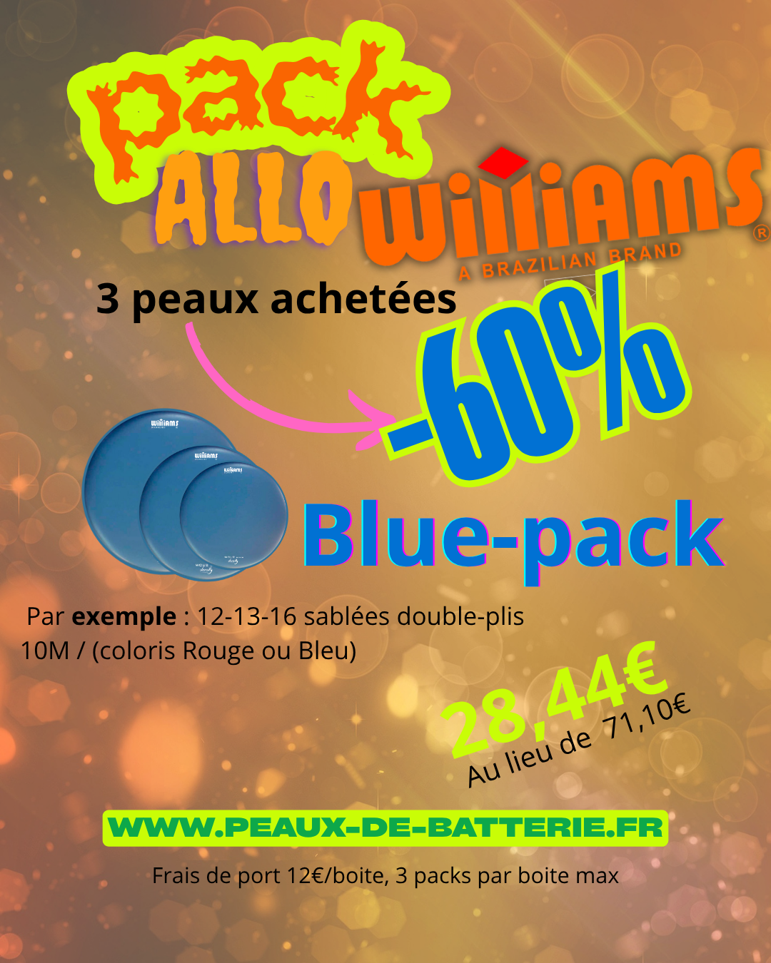Pack Density Williams Bleue